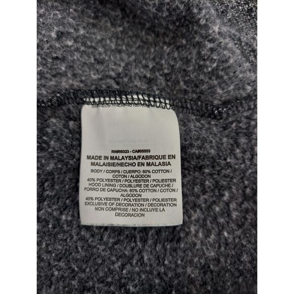 Nike Air Jordan Jumpman Athleisure Dark Heather Gray Hoodie 802179-010 XL - Picture 7 of 13